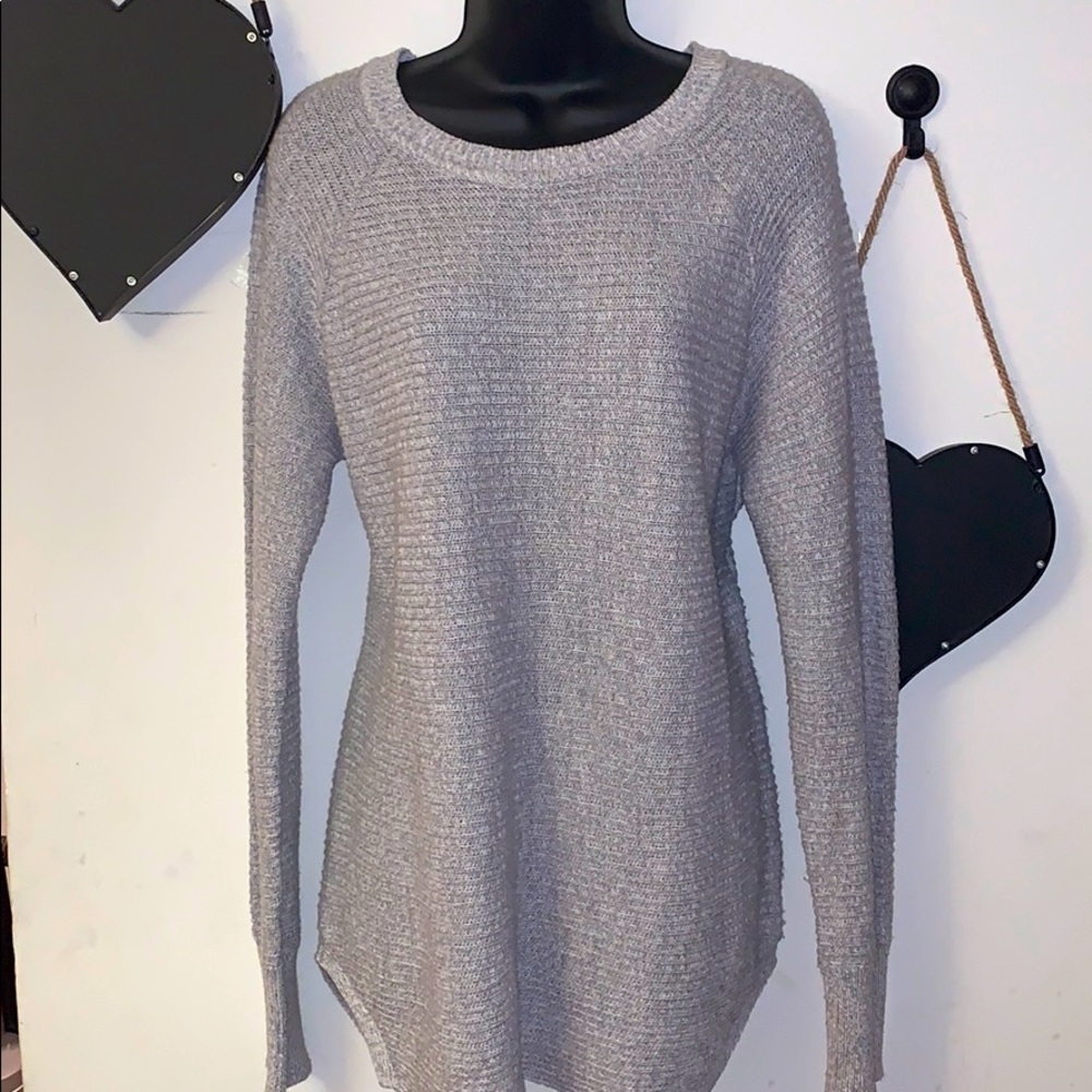 Gray stationary sweater